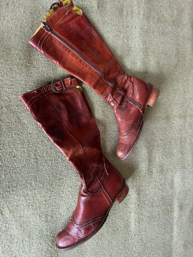 Cowboy Laarzen, Hoge laarzen, Bruin, Ophalen of Verzenden, Onbekend