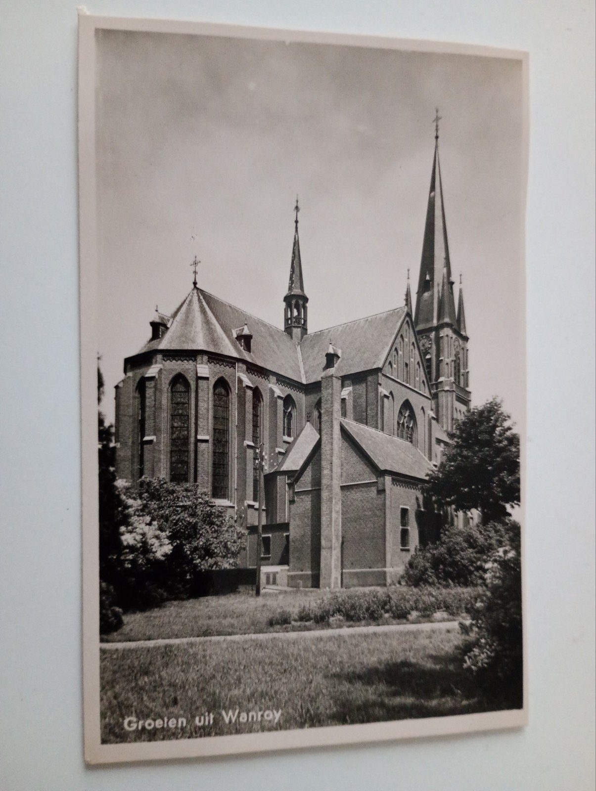 Wanroij Kerk, Ophalen of Verzenden, 1940 tot 1960, Ongelopen, Noord-Brabant