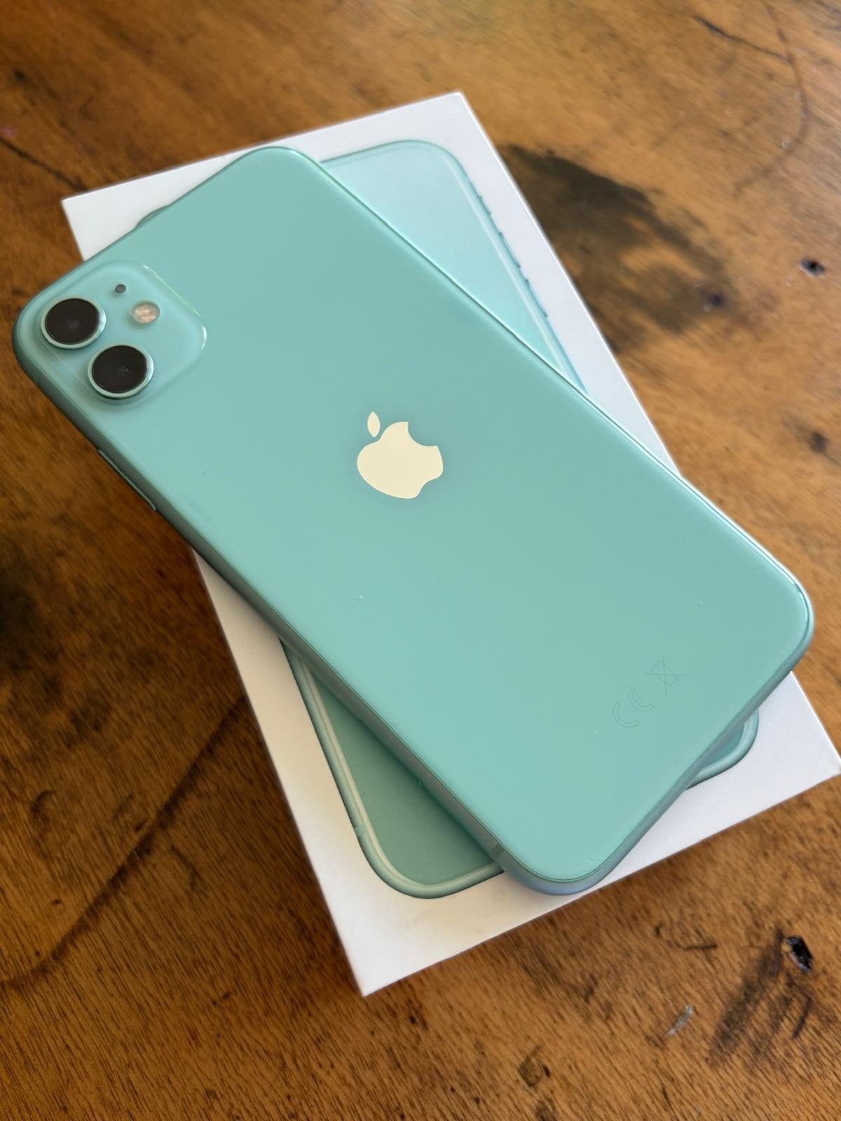 iPhone 11 128GB Mint Groen - Incl. Doos, Oortjes, Oplader, Telecommunicatie, Mobiele telefoons | Apple iPhone, Groen, 128 GB, Gebruikt