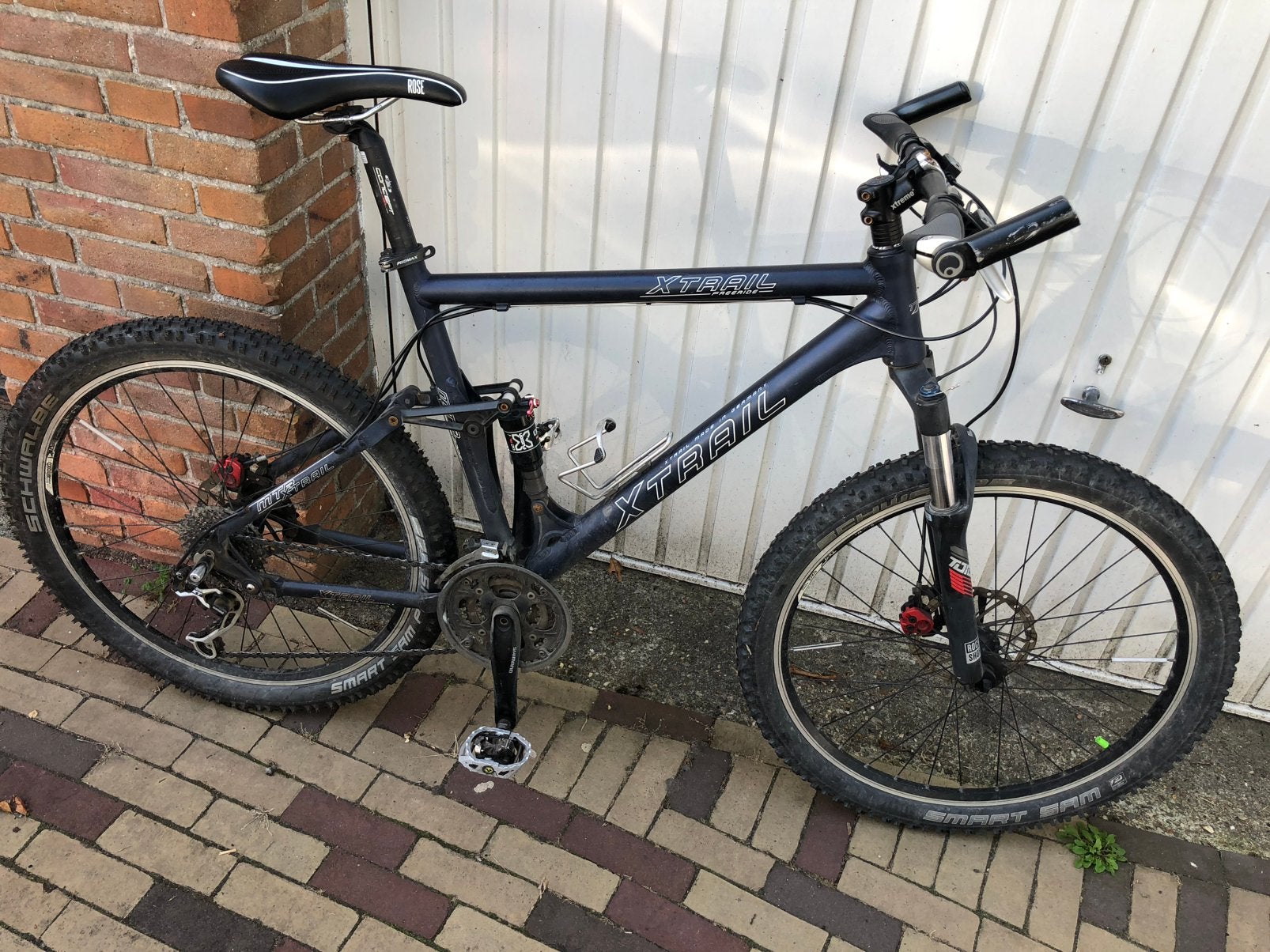 Mountain bike 26” full suspension frame maat 56cm,, Overige merken, Gebruikt, Ophalen of Verzenden, Meer dan 20 versnellingen