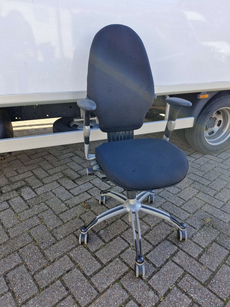 RH Extend Large bureaustoel ( nieuwe zwarte stof ), Blaak 28 Rotterdam, Flokk Netherland, Zwart, Ophalen of Verzenden