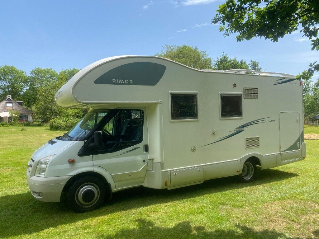 5p Rimor alkoof camper, XXL garage, Caravans en Kamperen, Alkoof, Ringverwarming, Ford, Particulier