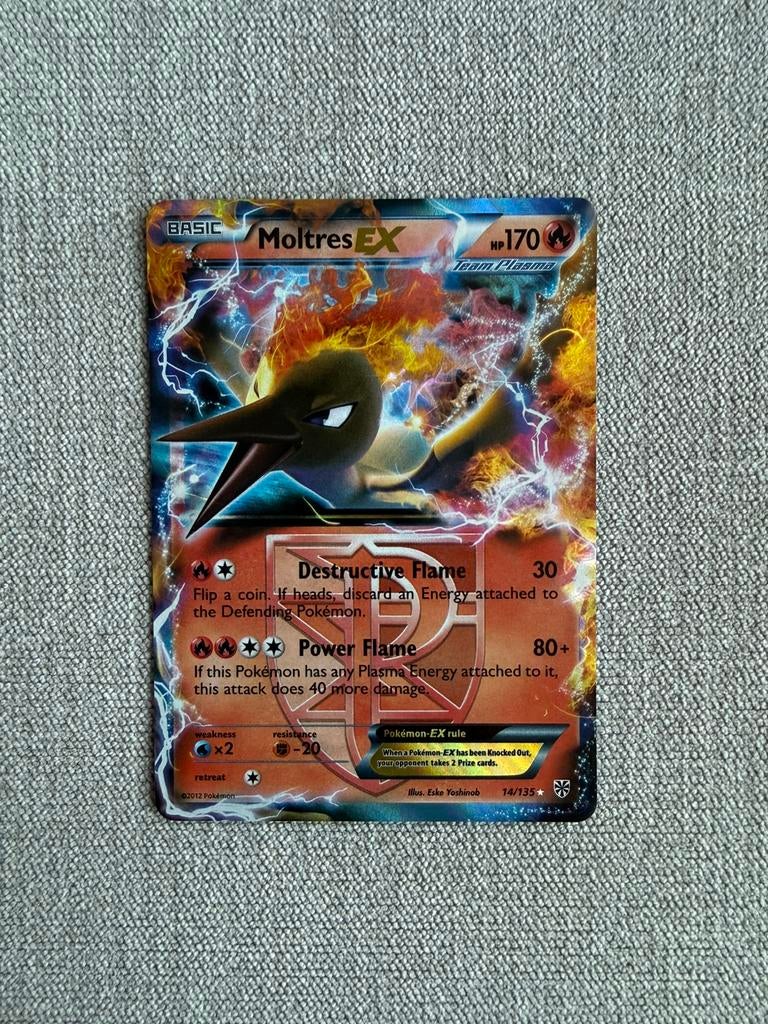Moltres Ex 14/135 / 2012 / Plasma Storm / EXC+, Ophalen of Verzenden, Zo goed als nieuw