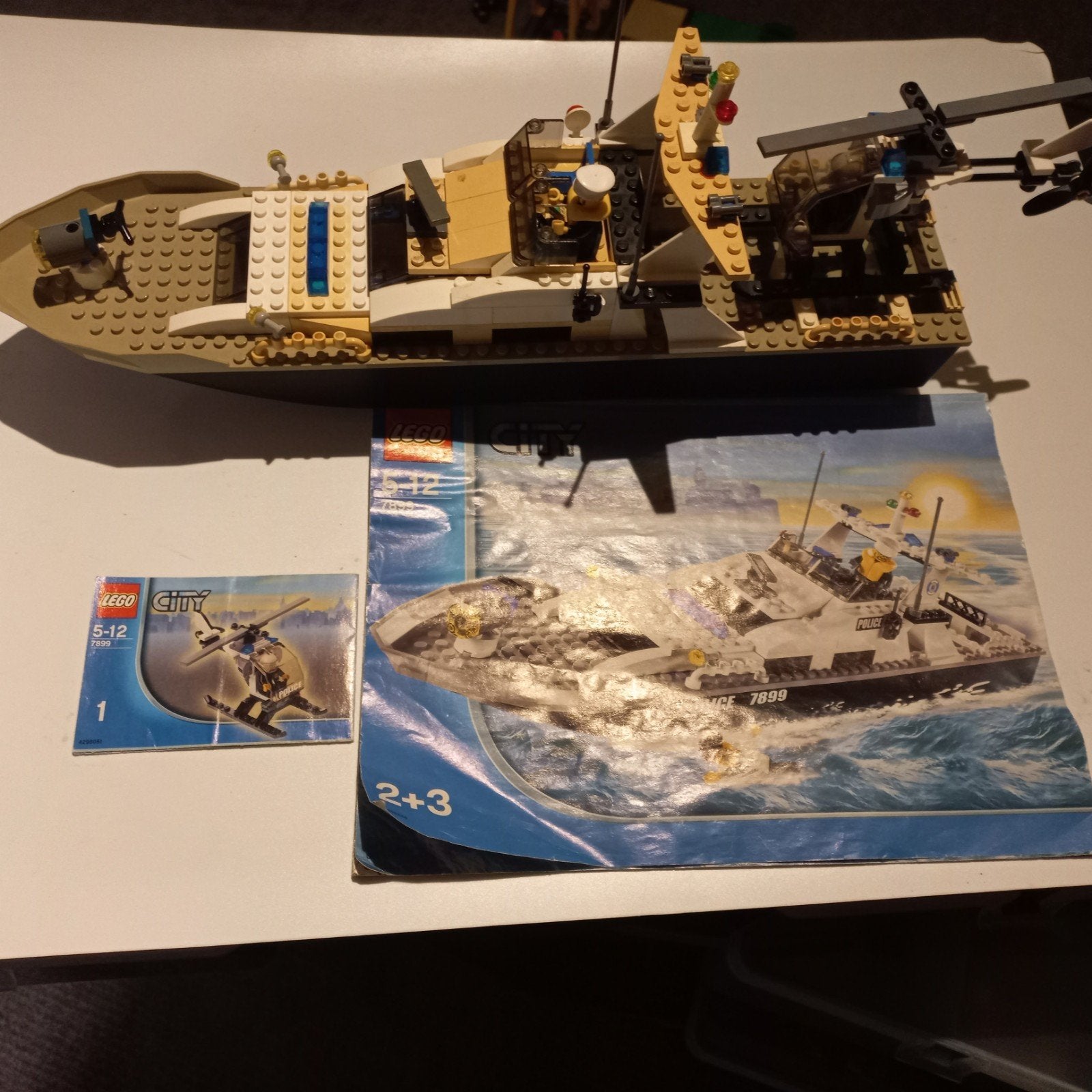 lego city 7899 politieboot, Lego, Ophalen of Verzenden, Compleet, Complete set