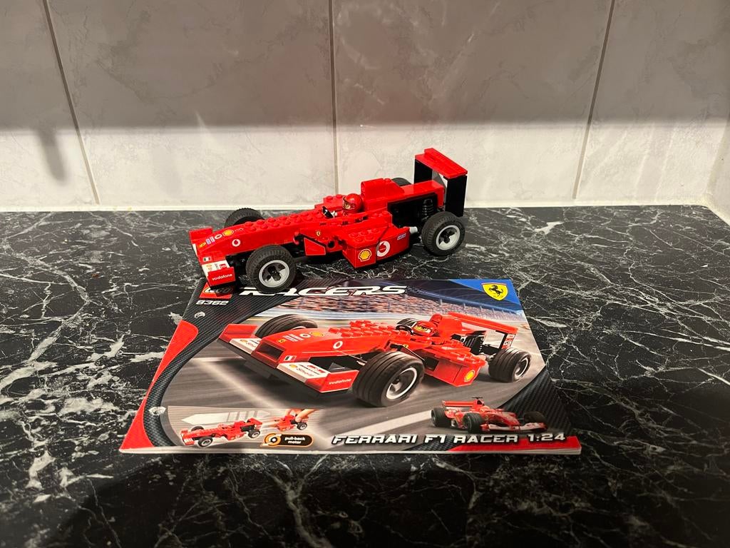 Lego 8362 Ferrari F1 Racer incl handleiding, Ophalen of Verzenden, Zo goed als nieuw, Complete set, Lego