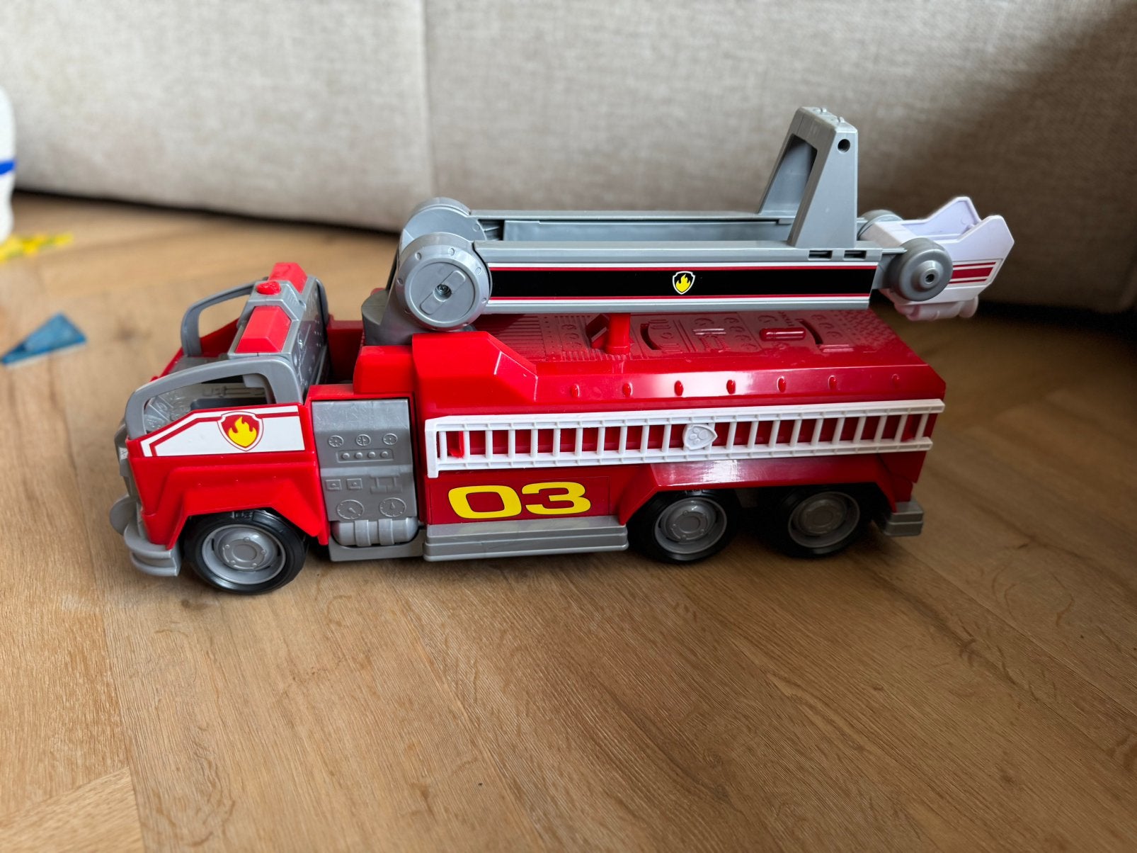 Paw patrol auto, Ophalen, Gebruikt