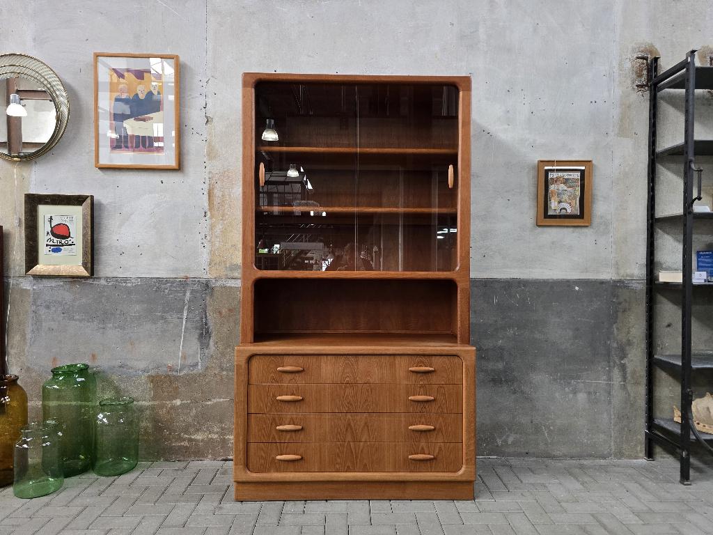 Jaren 80 Dyrlund Deens Design Kast Teak | Grote Wand Kast B