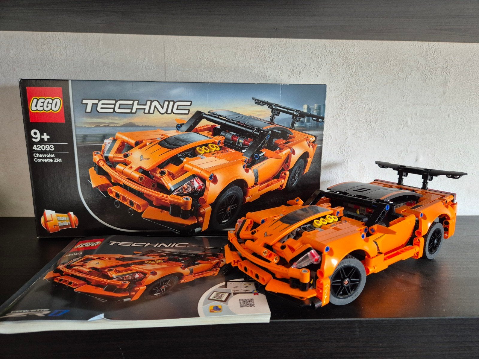Lego Technic 42093 Chevrolet Corvette ZR1, Inclusief instructies, Lego, Ophalen of Verzenden, Zo goed als nieuw