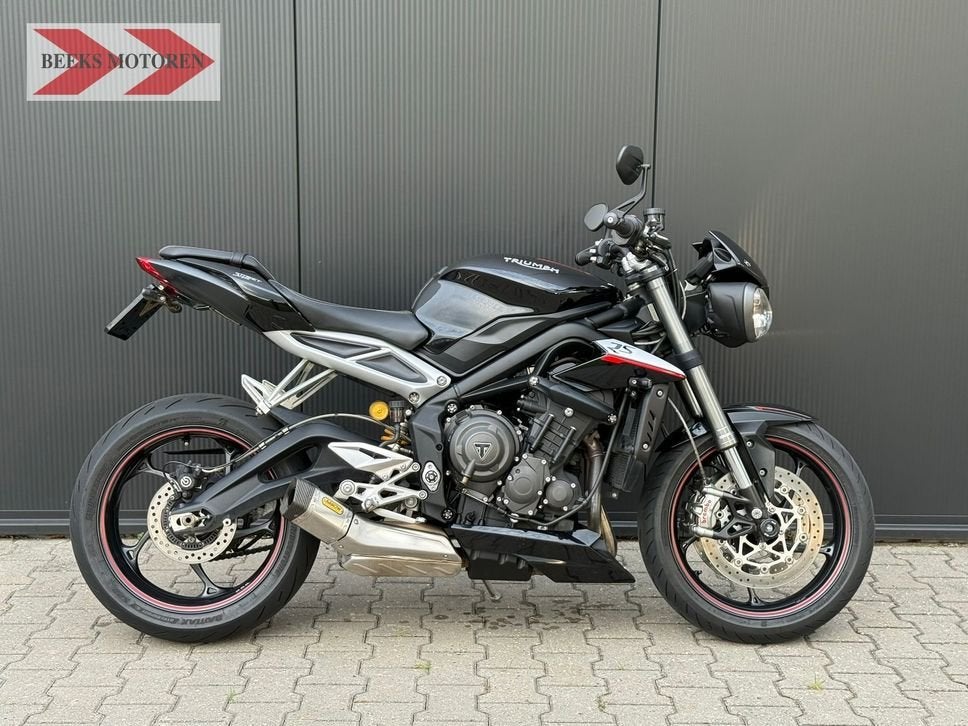 NETTE TRIUMPH STREET TRIPLE 765 RS 2018 - Öhlins x Arrow, Motorrijbewijs A, Bedrijf, 765 cc, Meer dan 35 kW
