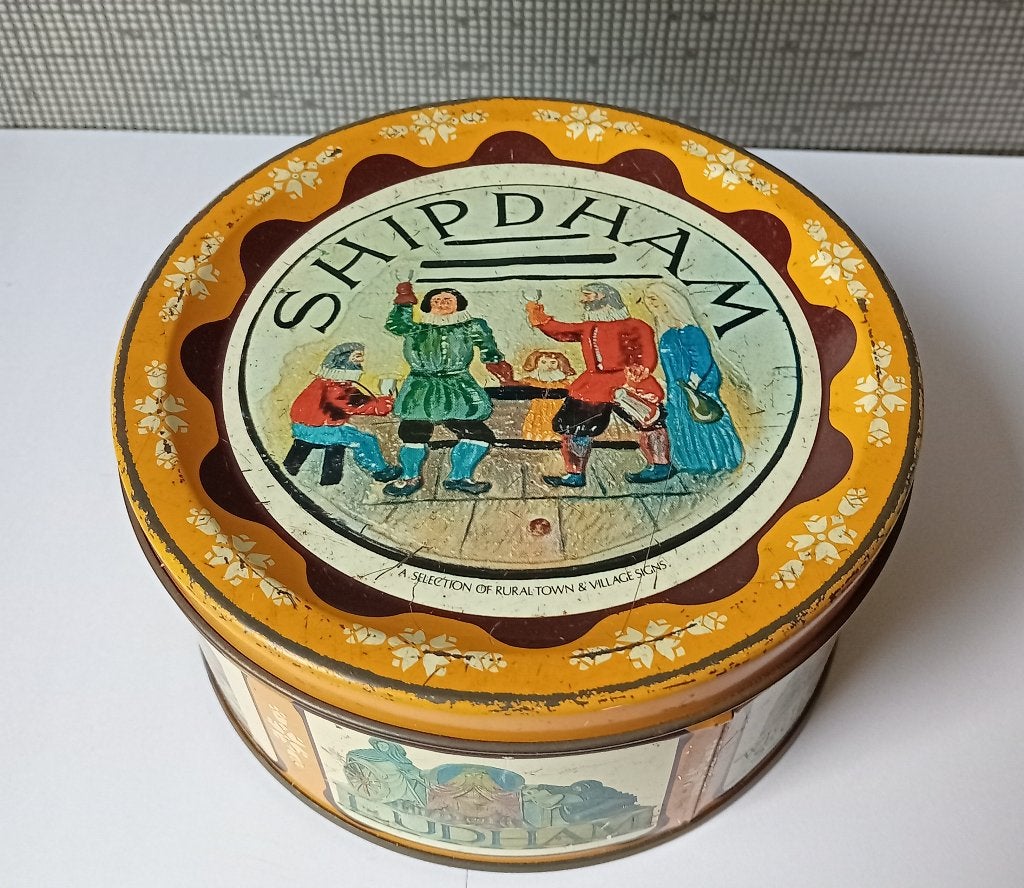 vintage mackintosh quality street blik jaren 70, Verzenden, Gebruikt, Overige