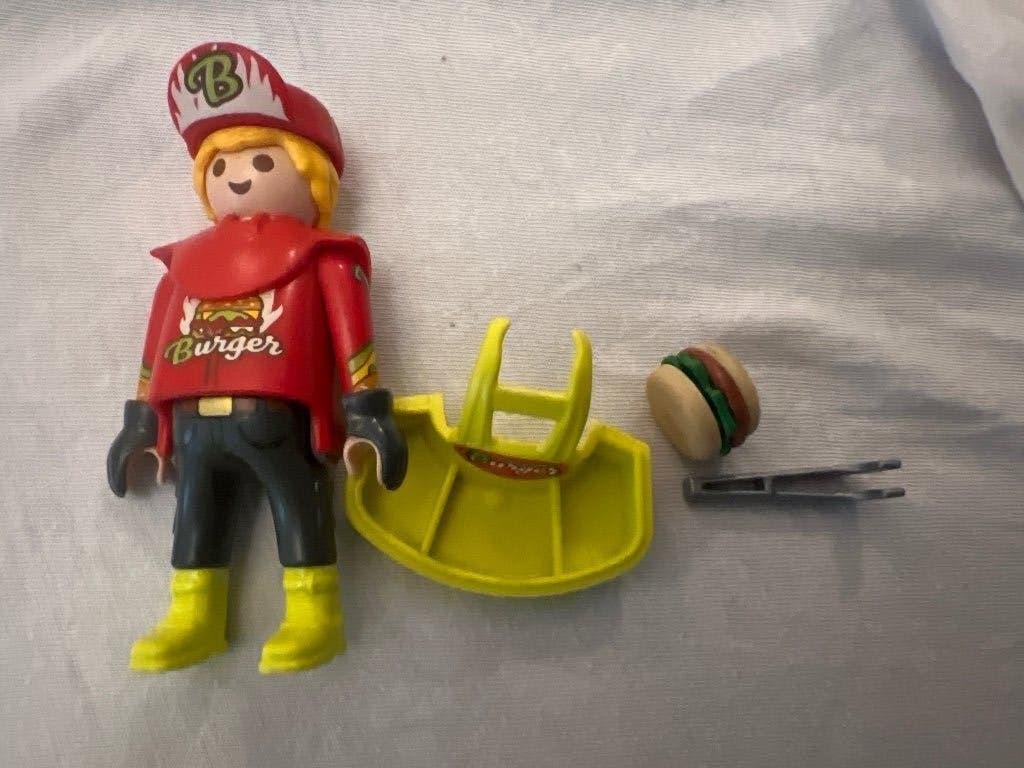 Playmobil 71455 hamburgerverkoper, Ophalen of Verzenden, Zo goed als nieuw