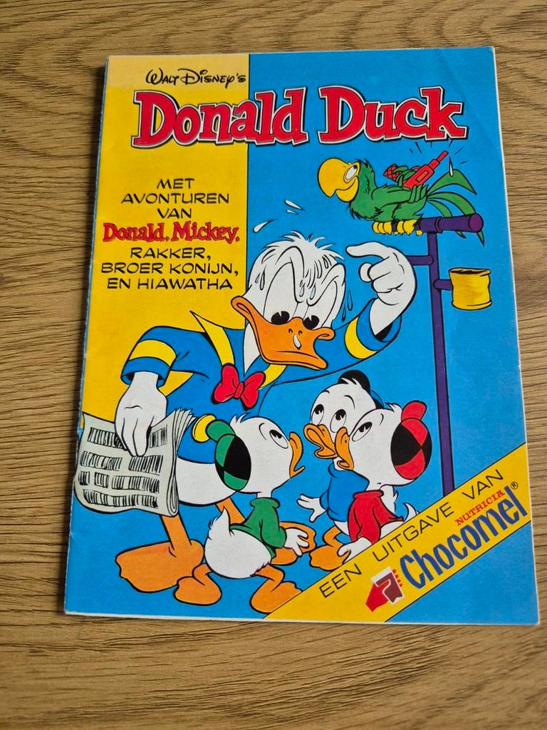 Donald Duck stripboek - Chocomel uitgave, Eén stripboek, Ophalen of Verzenden, Gelezen, Walt Disney