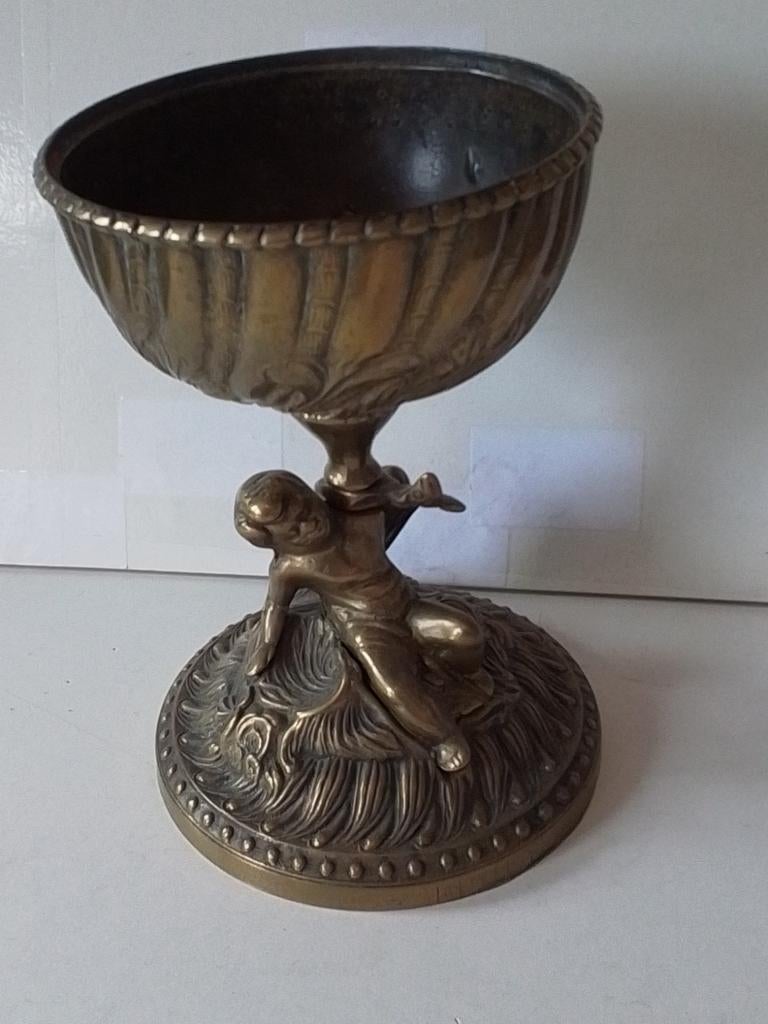 Grote koperen bokaal, Antiek en Kunst, Ophalen of Verzenden