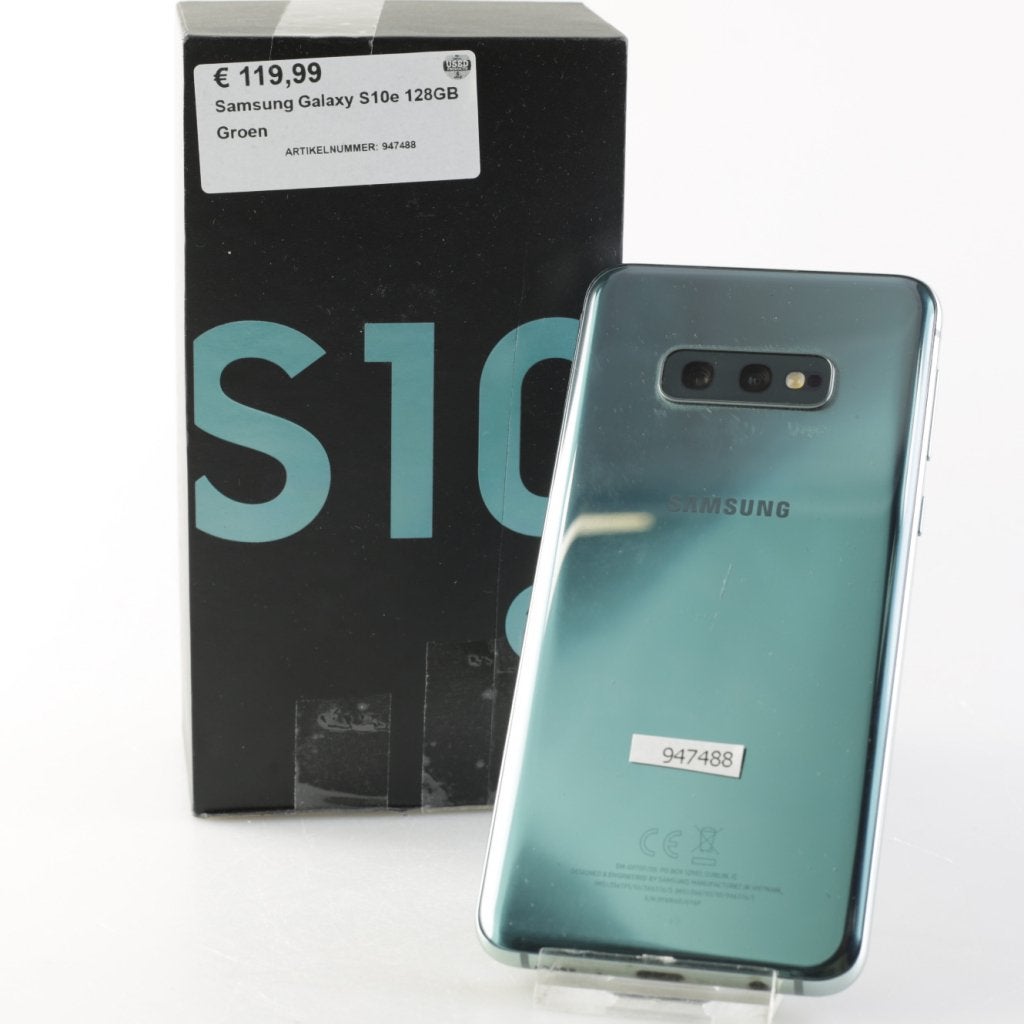 Samsung Galaxy S10e 128GB Groen | Prima staat, Samsung, Zo goed als nieuw, Support@Samsung.com, 129, Samsung-ro, Yeongtong-gu
Suwon-si, Gyeonggi-do 16677
South Korea