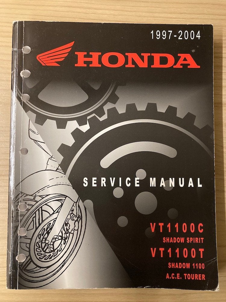 Honda VT1100C VT1100T 1997-2004 Service Manual, Motoren, Handleidingen en Instructieboekjes, Verzenden, Honda