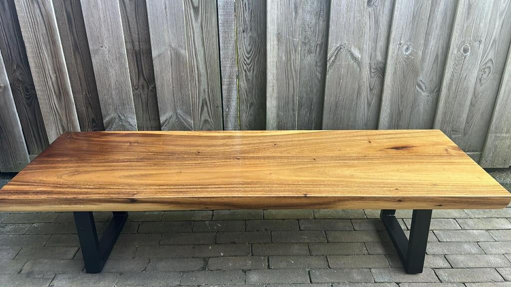 Prachtige salontafel / bank, Huis en Inrichting, Tafels | Salontafels, Ophalen, Minder dan 50 cm, 100 tot 150 cm, Zo goed als nieuw