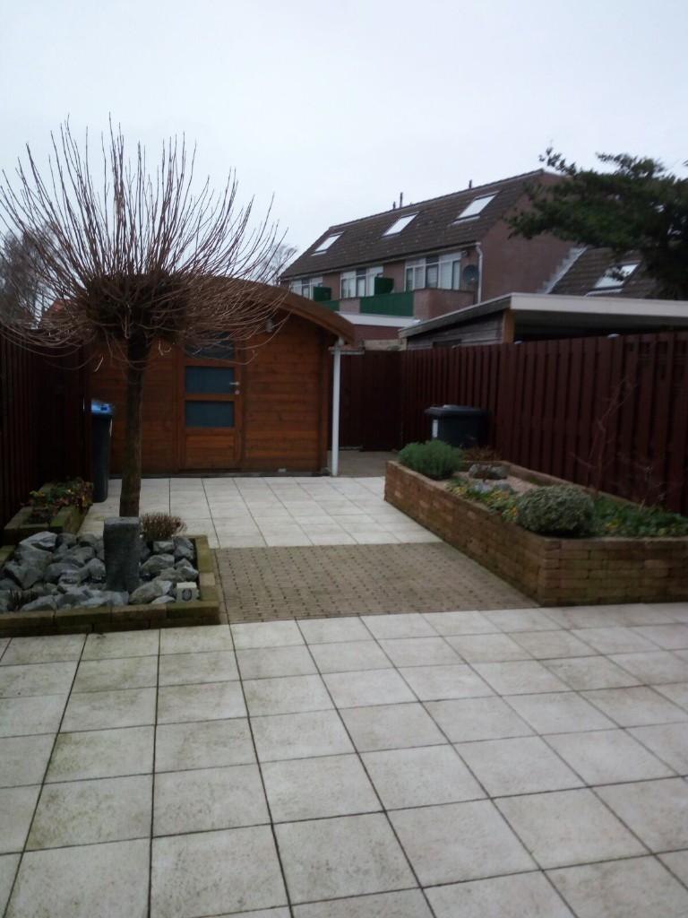 Tuin tegels 40x40 cm 69 stuks, Ophalen, Gebruikt, 10 m² of meer, Beton