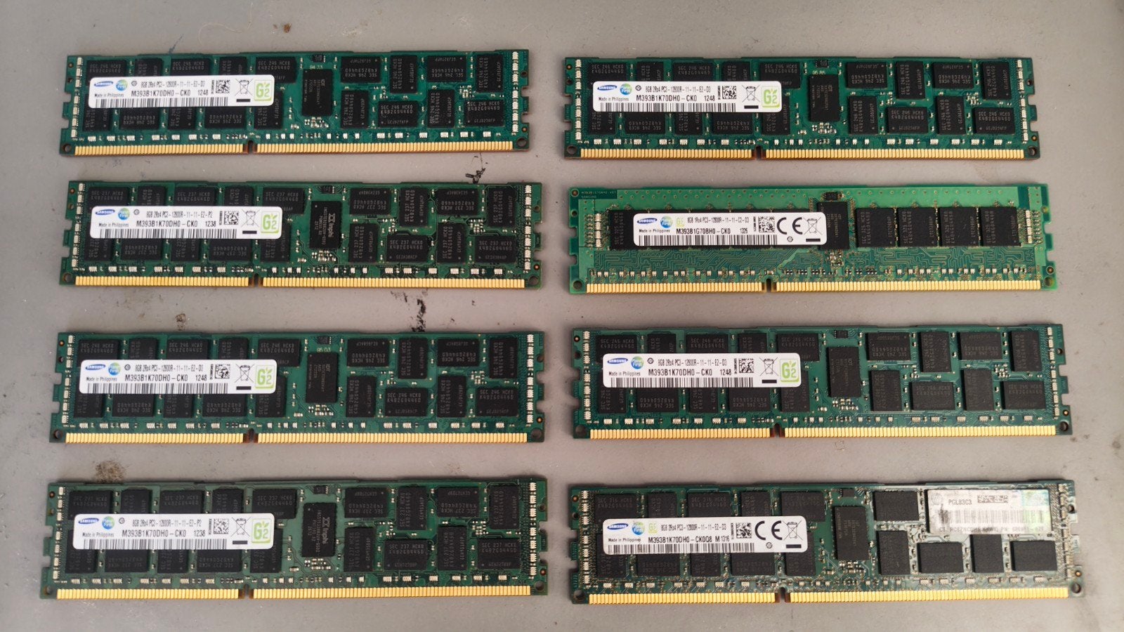 Samsung DDR3 ECC RAM 8x8GB, Gebruikt, Server, DDR3, Ophalen of Verzenden