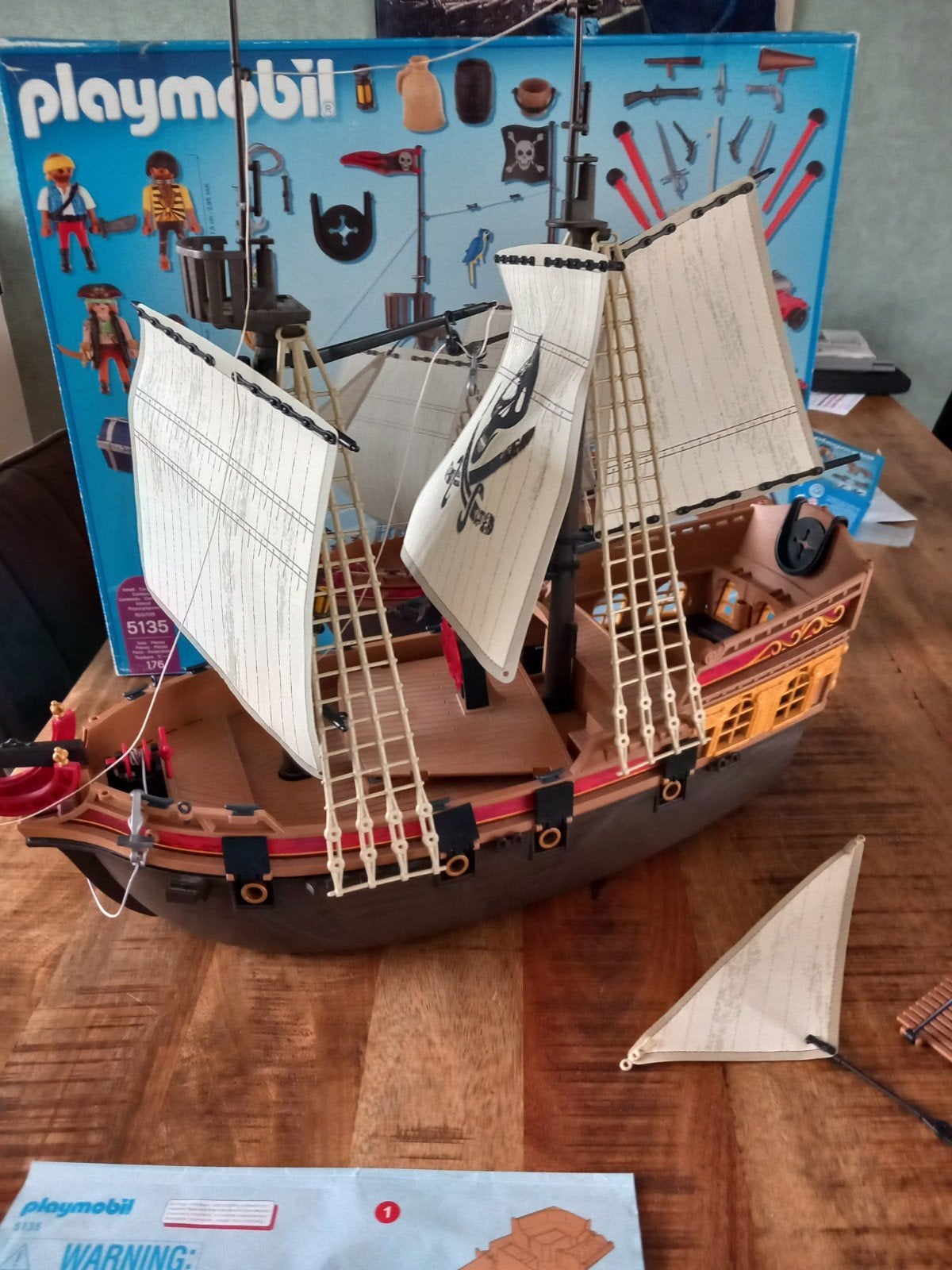 5135 piratenboot, Kinderen en Baby's, Ophalen of Verzenden, Zo goed als nieuw, Complete set