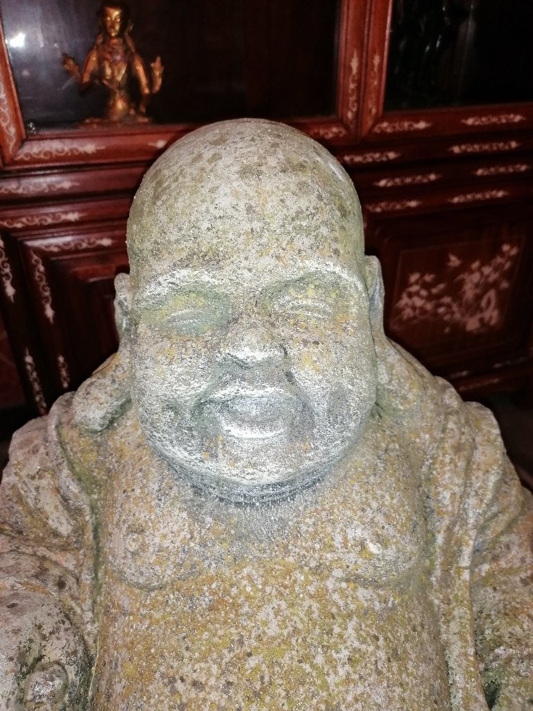 2  Happy  Boeddha garden beelden, Ophalen