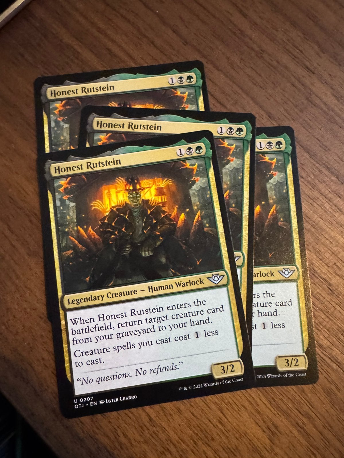 Playset 4x Honest Rutstein - Outlaws of Thunder Junction, Ophalen of Verzenden, Zo goed als nieuw