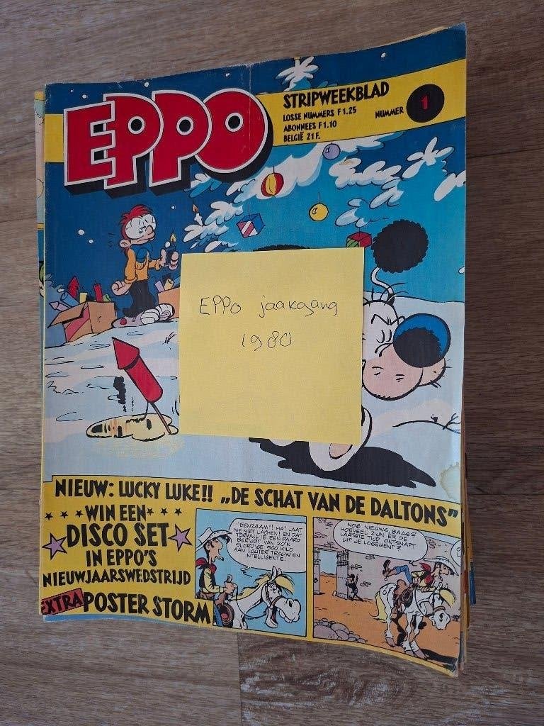 Eppo weekbladen jaargang 1980, Boeken, Complete serie of reeks, Ophalen of Verzenden, Gelezen