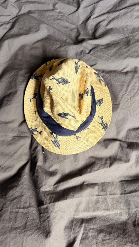Leuke zomerhoed met haaienprint van Zeeman (maat 54cm), Ophalen of Verzenden, Gebruikt, Jongetje of Meisje, Hoed
