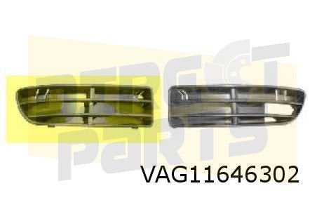 Volkswagen Bora (12/98-9/05) (1J2) Voorbumpergrille Rechts M, Auto-onderdelen, -, -, Nieuw, Ophalen of Verzenden