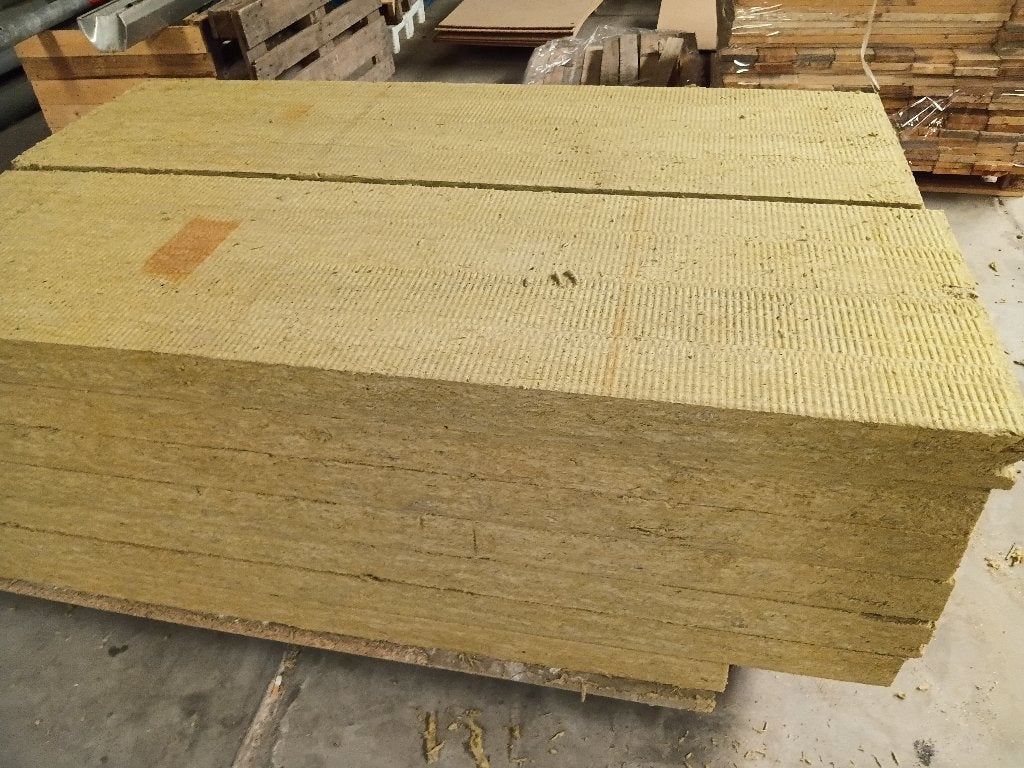 Isolatie steenwolplaten harde persing 10cm, Vloerisolatie, Steenwol, Ophalen of Verzenden, Zo goed als nieuw