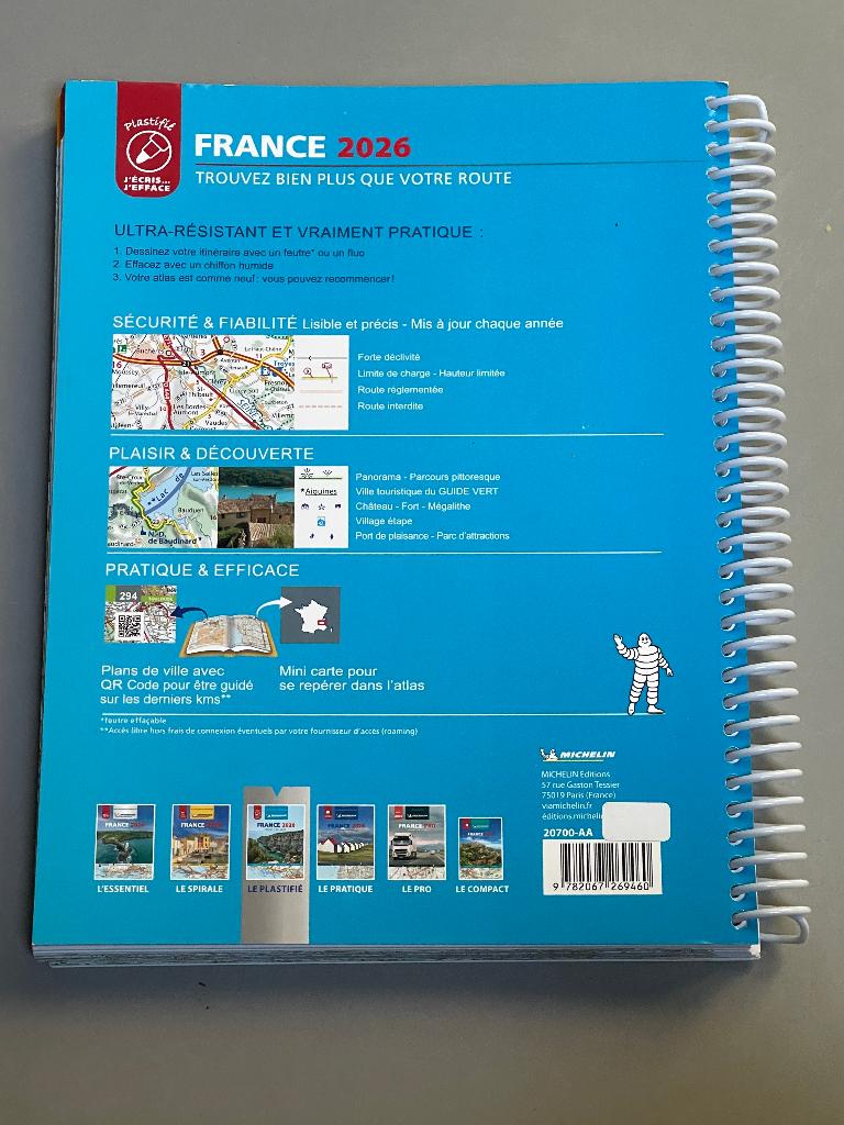 Toeristische wegenatlas FRANKRIJK 2026 MICHELIN  Nieuw, Boeken, Overige atlassen, Nieuw, Ophalen of Verzenden, 2000 tot heden