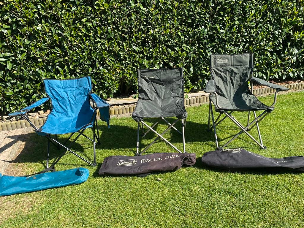 Vouwstoelen coleman 2 stoel campingstoelen, Caravans en Kamperen, Ophalen, Gebruikt, Campingstoel