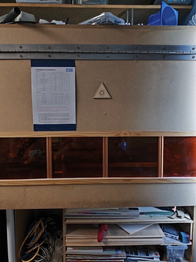 laser graveermachine, Ophalen, Gebruikt