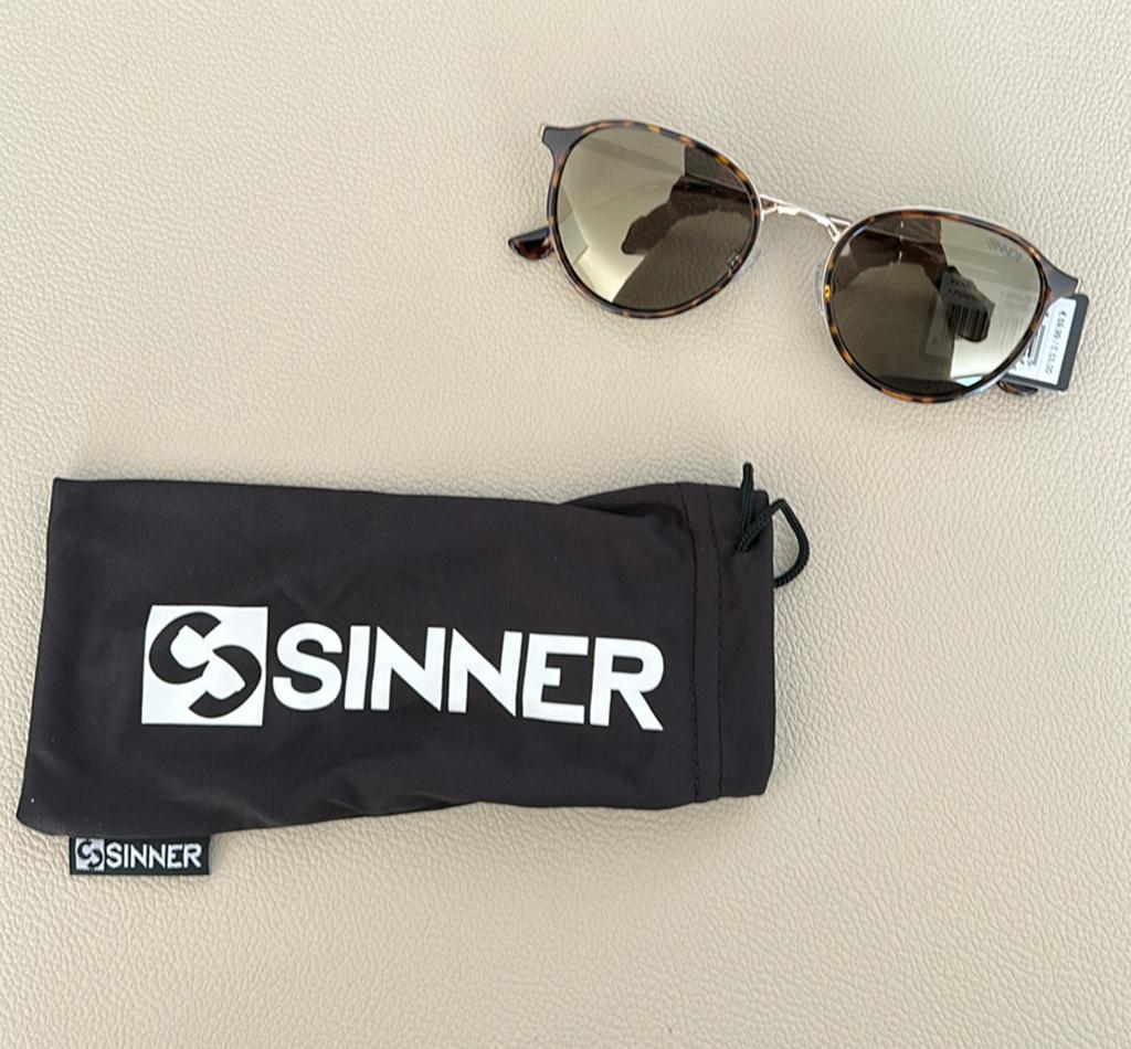 Sinner dames zonnebril tijgerprint, Overige merken, Zonnebril, Bruin, Nieuw