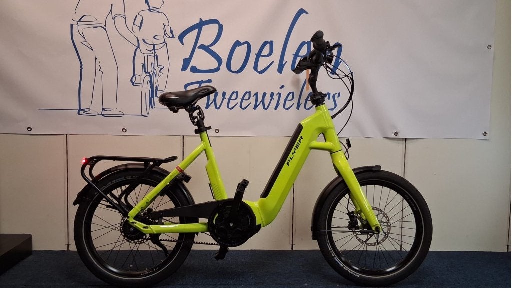 Flyer Upstreet 1  20 -44cm 500w Bosch E-Bike Lage instap, Niet ingevuld, Zo goed als nieuw, Minder dan 47 cm, 50 km per accu of meer
