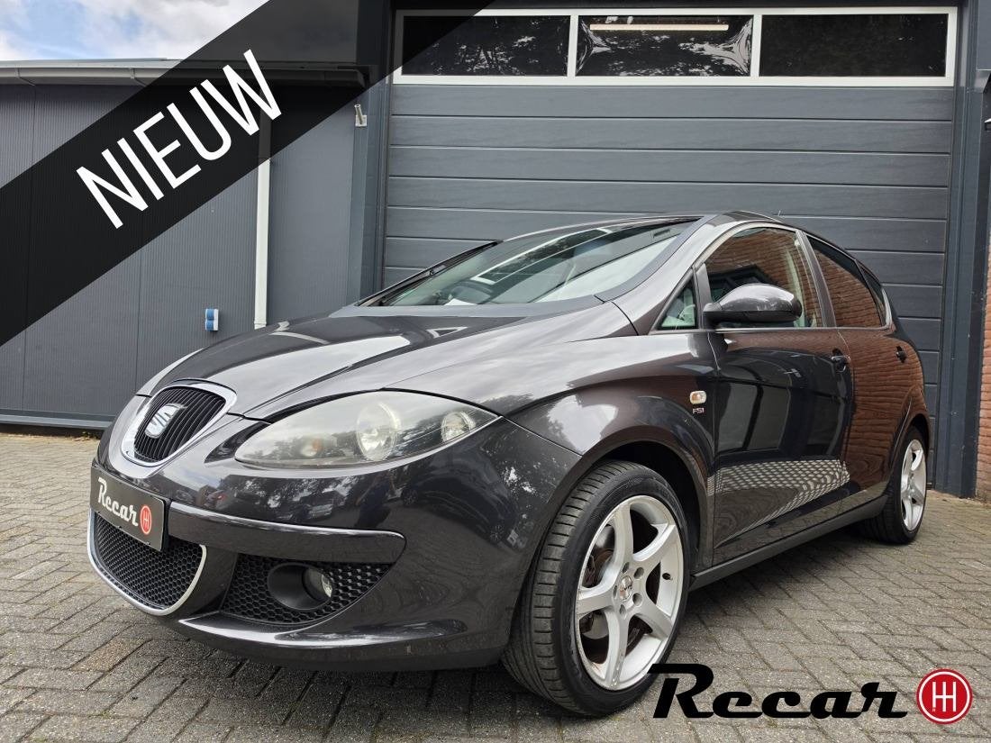 Seat Altea - 2.0 FSI Stylance/Clima/Cruise/Trekh/GoedOh, Gebruikt, Zwart, Leder, Euro 4