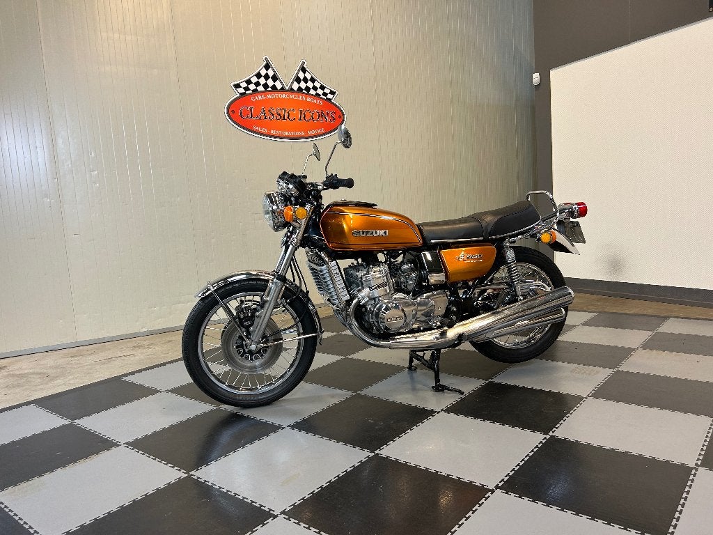 76' suzuki GT750 in candy gold !, 750 cc, Occasion, Bedrijf, 3 cilinders