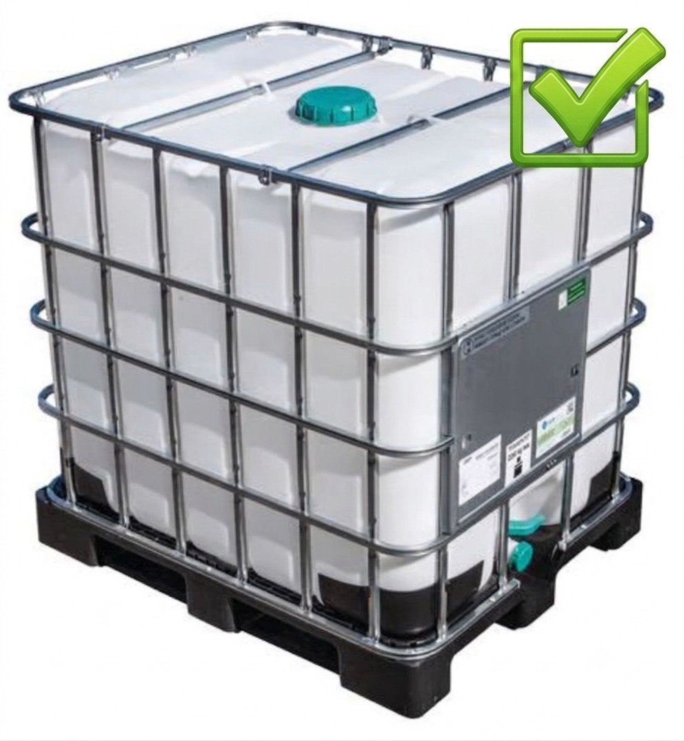 GEZOCHT: 1000x Gebruikte IBC Vaten Volledig Kunststof Bodem, Gebruikt, 100 cm of meer, 60 cm of meer, Onbekend