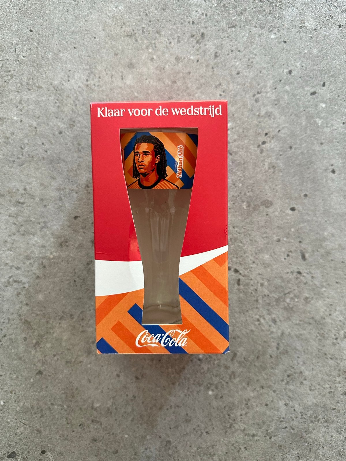Coca-Cola Nathan Aké WK Oranje Glas - Nieuw in doos, Ophalen, Nieuw