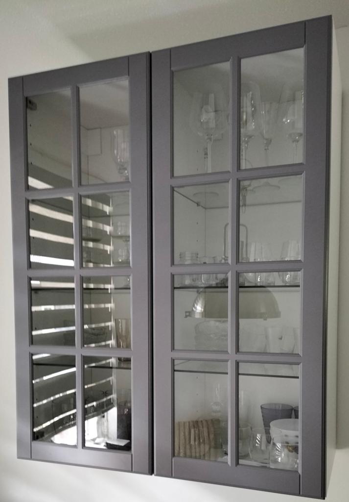 Ikea vitrine deuren, Ophalen, Zo goed als nieuw