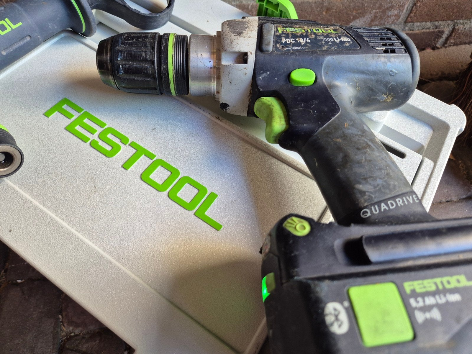 Festool Quadrive Schroef-, Boor- en Klopmachine, Ophalen of Verzenden, Boor- en Schroefmachine
