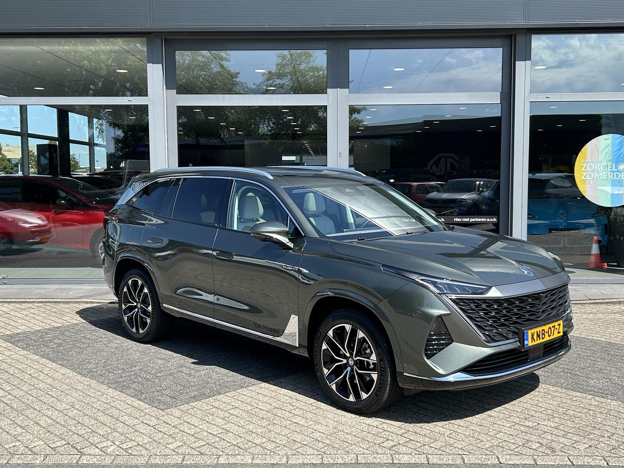 MG MGS9 1.5 Premium Plug-in Hybrid | Panoramadak | Led Sfeer, Auto's, 12 maanden, Gebruikt, 4 cilinders, Bedrijf