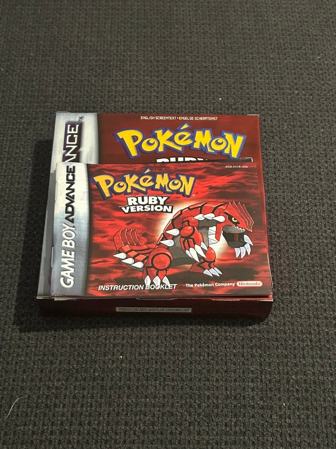 Pokémon Ruby Gameboy Advance /Nitendo DS, Spelcomputers en Games, Avontuur en Actie, 1 speler, Ophalen of Verzenden, Zo goed als nieuw
