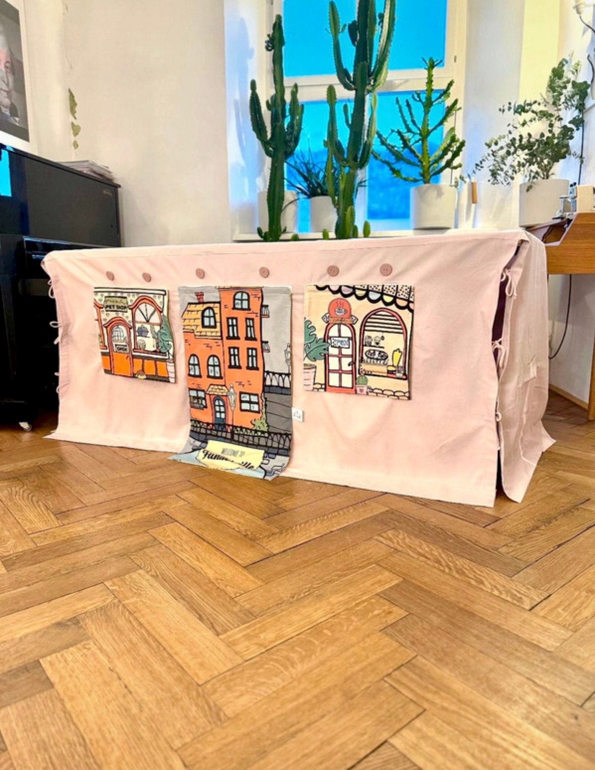 Funderville Playhouse-tafeltent – Montessori/Winkeltje/City, Kinderen en Baby's, Ophalen of Verzenden, Nieuw