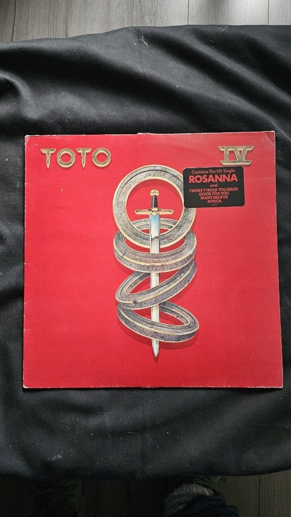 Toto IV LP (met o.a. hits als Rosanna), Cd's en Dvd's, Vinyl | Rock, Gebruikt, 1980 - 1989, Ophalen of Verzenden, 12 inch