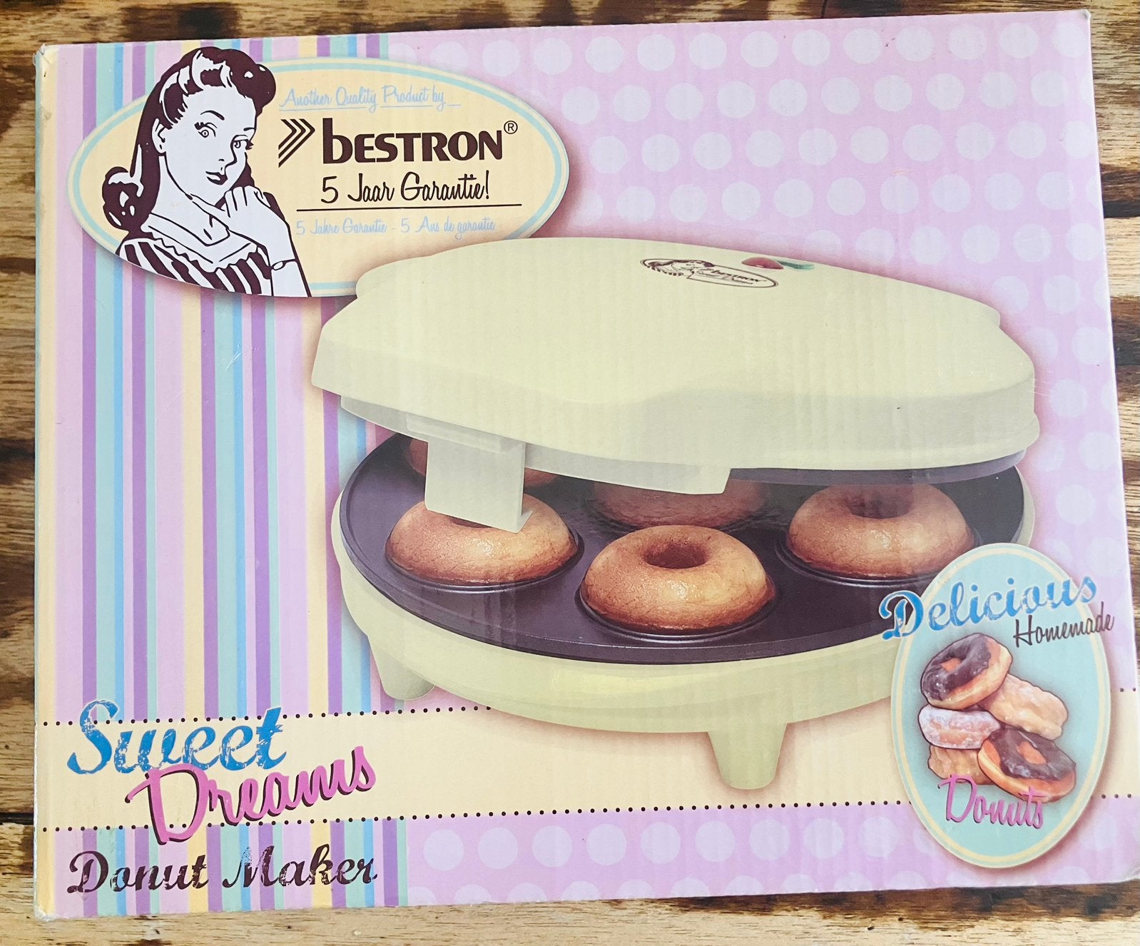 Donut maker, Ophalen of Verzenden, Zo goed als nieuw, Cupcakes, Bakvorm