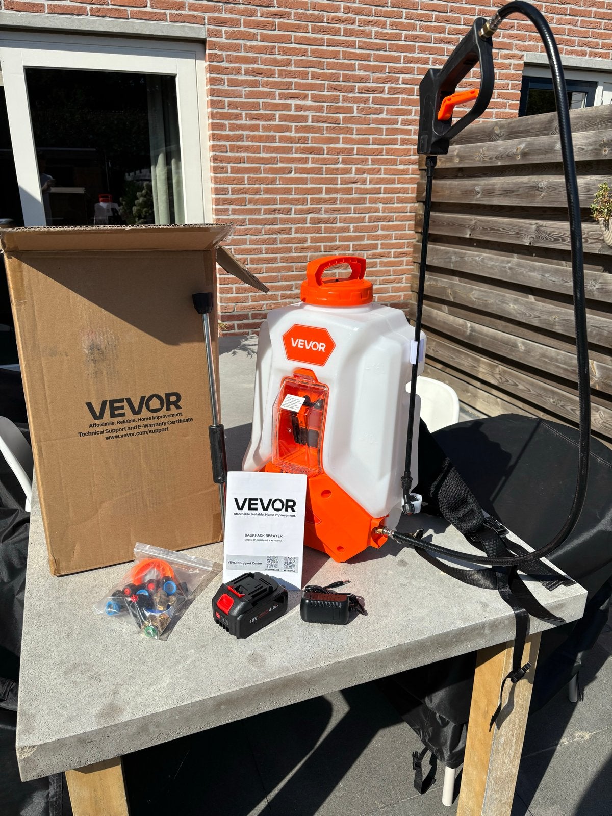 Vevor Accu Rugspuit PRO- Nieuw in doos, Tuin en Terras, Ophalen of Verzenden, Nieuw, Overige typen