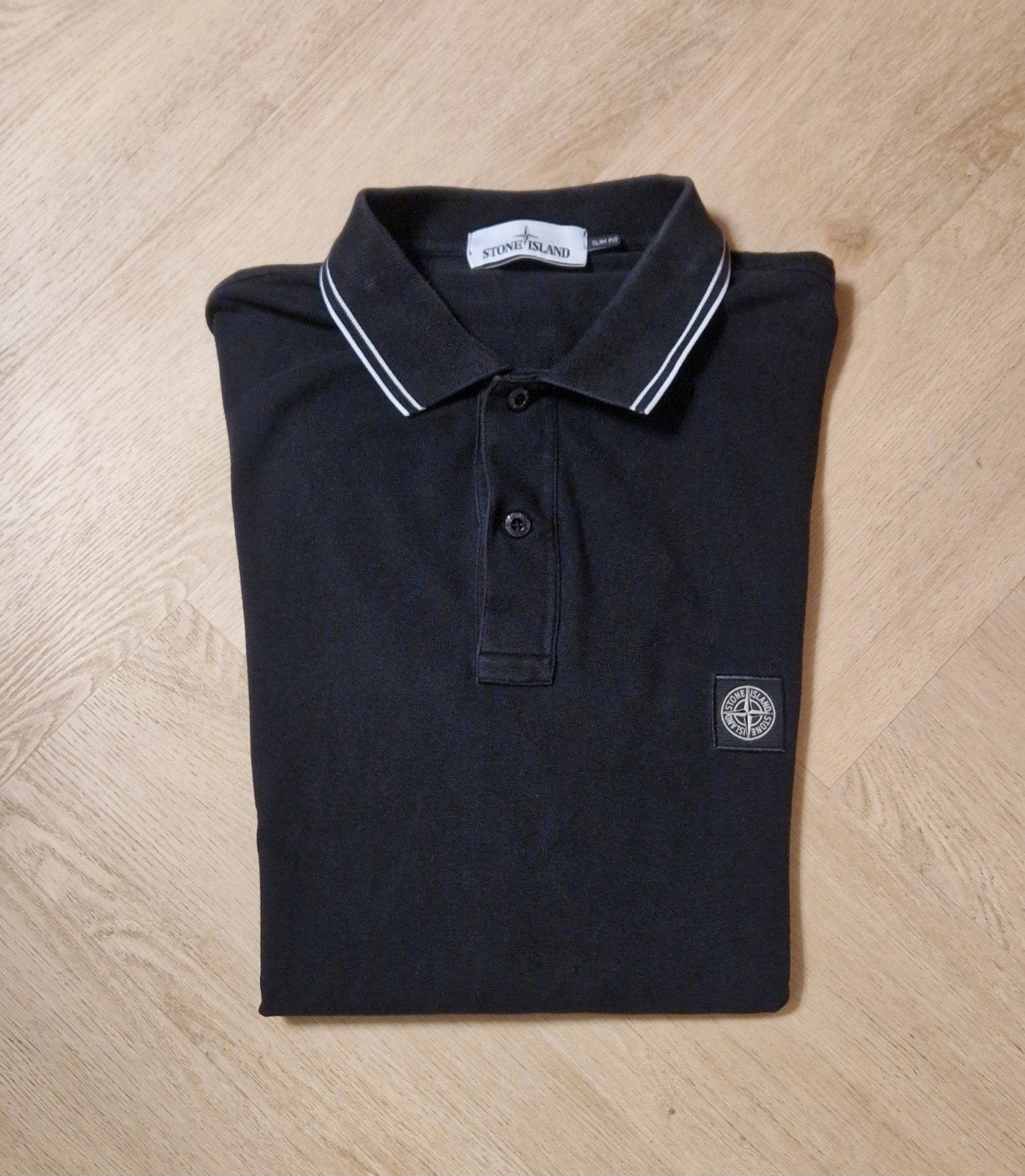 Stone Island Polo Shirt - Maat XXXL, Zwart, Overige maten, Ophalen of Verzenden, Stone Island