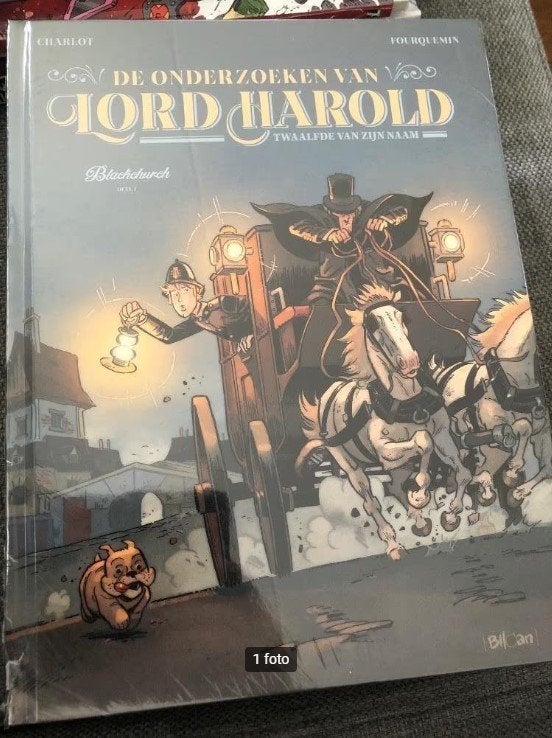 De onderzoeken van lord harold twaalfde van zijn naam d9 har, Eén stripboek, Ophalen of Verzenden, Zo goed als nieuw