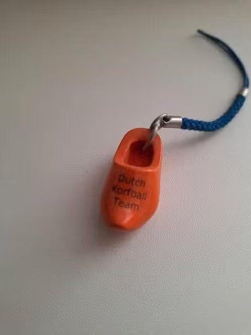 Sleutelhanger Oranje Klomp, Ophalen of Verzenden, Zo goed als nieuw