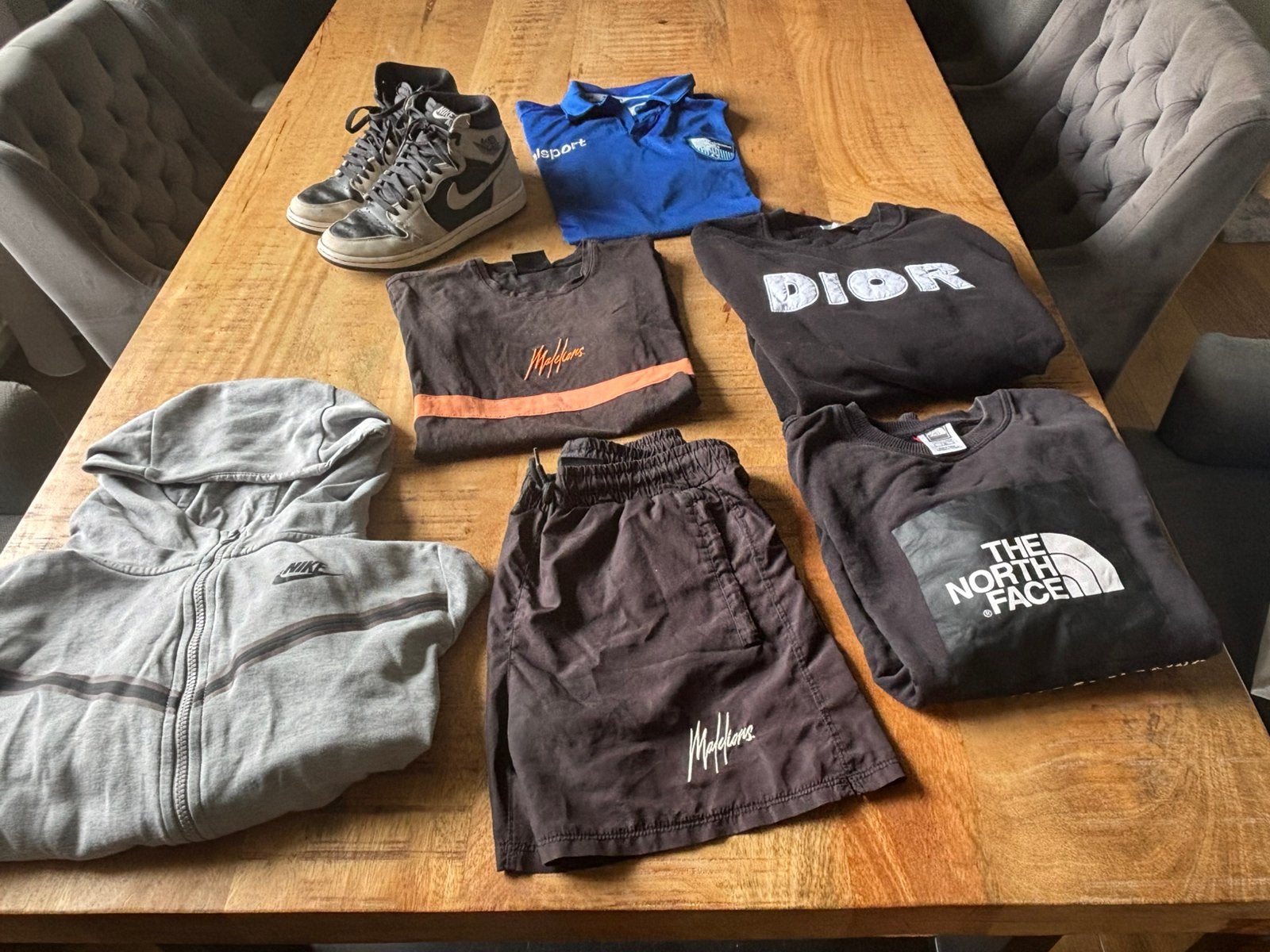 Kleding 10stuks: Schoenen Nike air Jordan/Nike/Northface, Ophalen of Verzenden, Gedragen
